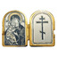 Серебряная икона-складень Богоматерь Умиление 50240018А06